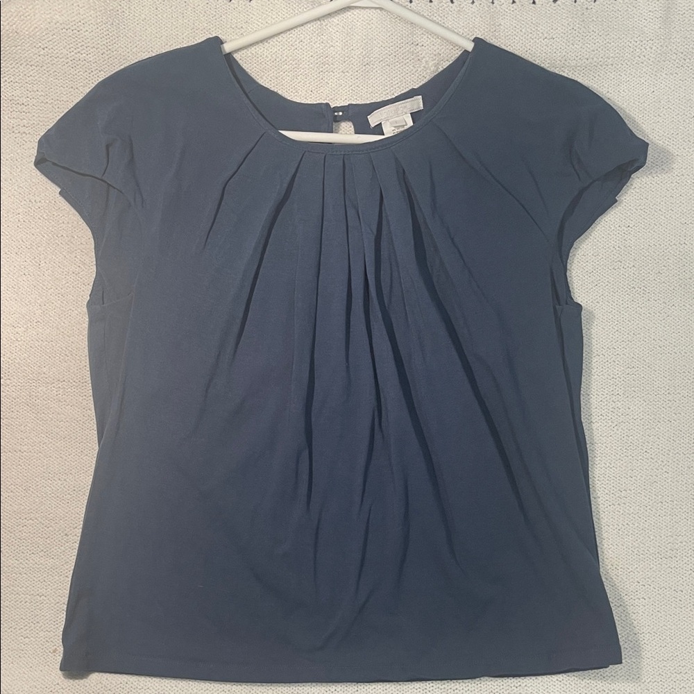 Votre nom Blue Women's Top large short sleeves